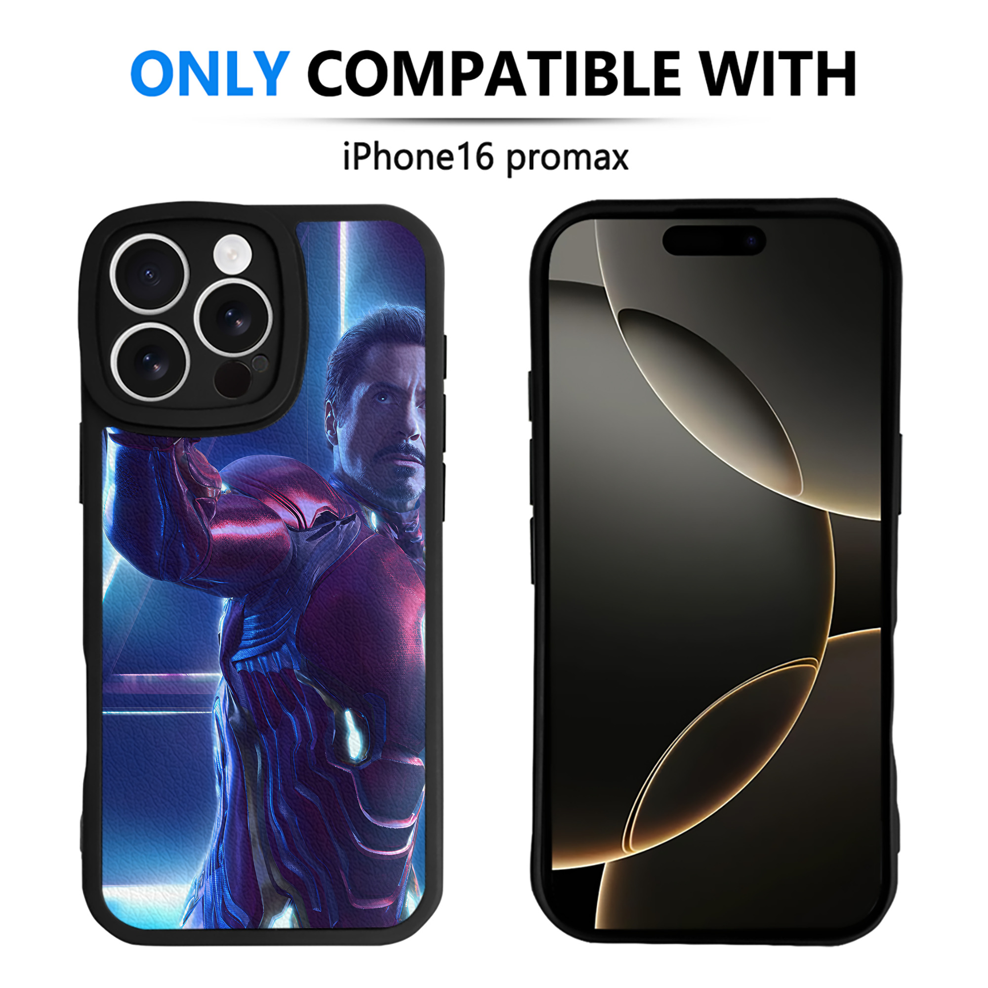 （画像用） アベンジャーズ The Avengers 【iPhone 16シリーズ対応】シリコンスマホケース（レザー調） 材質：シリコン
